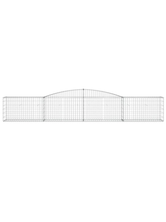 Kaarekujulised gabioonkorvid 20 tk, 400x50x60/80 cm, raud