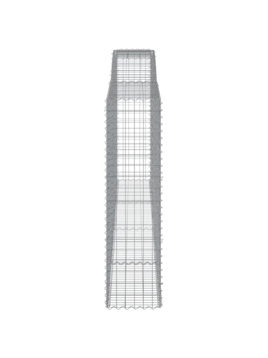 Kaarekujulised gabioonkorvid 3 tk, 400x50x180/200 cm, raud