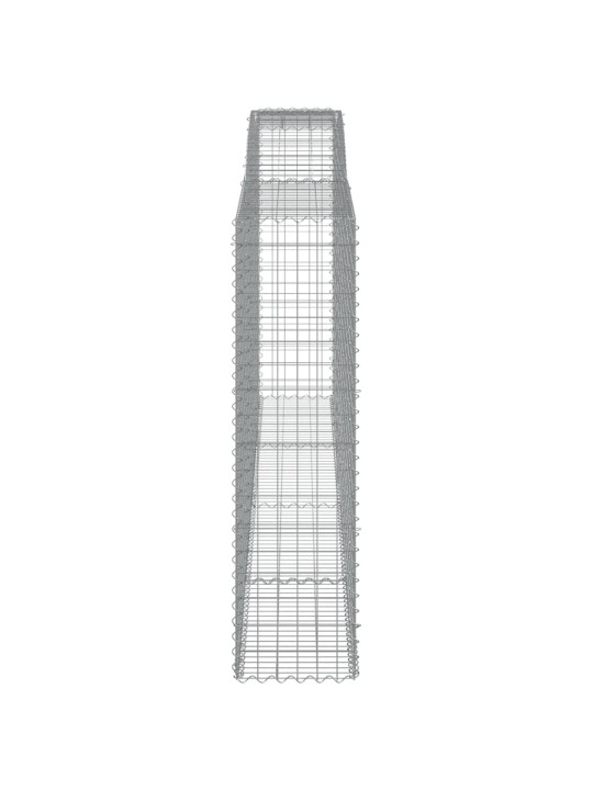 Kaarekujulised gabioonkorvid 4 tk, 400x50x180/200 cm, raud