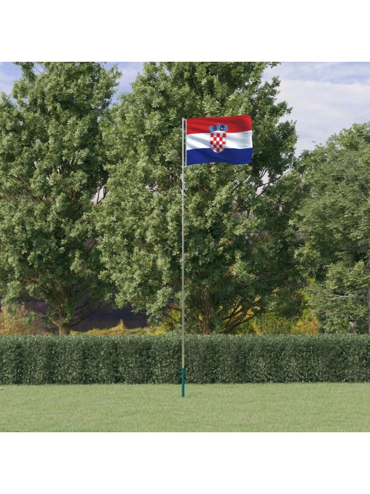 HORVAATIA LIPP JA LIPUMAST, 5,55 M, ALUMIINIUM