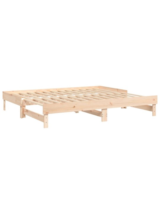 VÄLJATÕMMATAV PÄEVAVOODI, 2 X (80X200) CM, MÄNNIPUIT