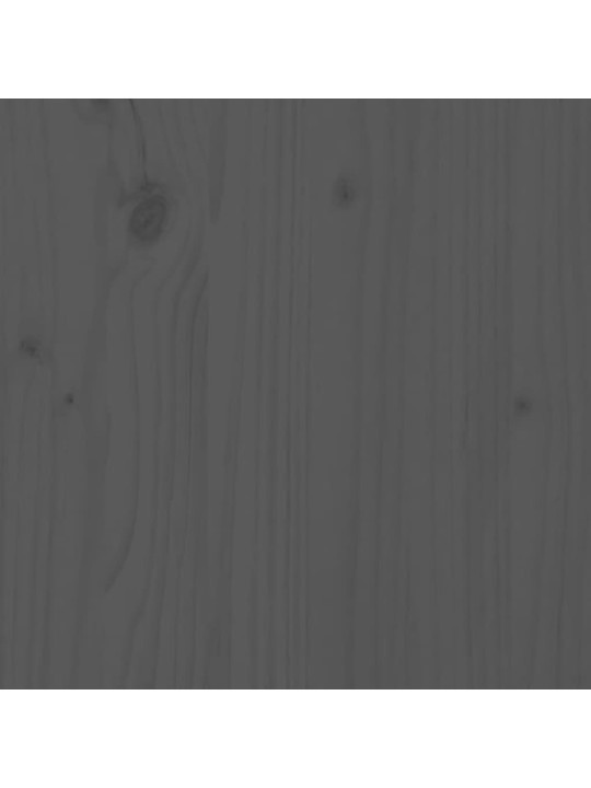 Väljatõmmatav päevavoodi, hall, 2 x (80x200) cm, männipuit