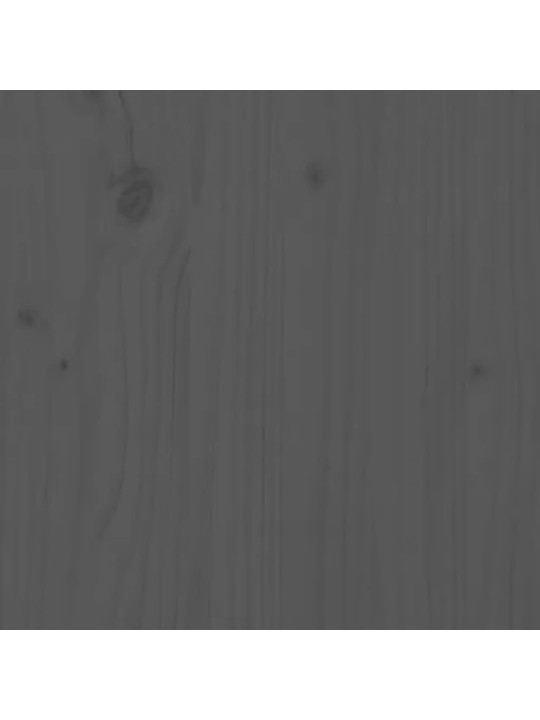 Väljatõmmatav päevavoodi, hall, 2 x (90x190) cm, männipuit