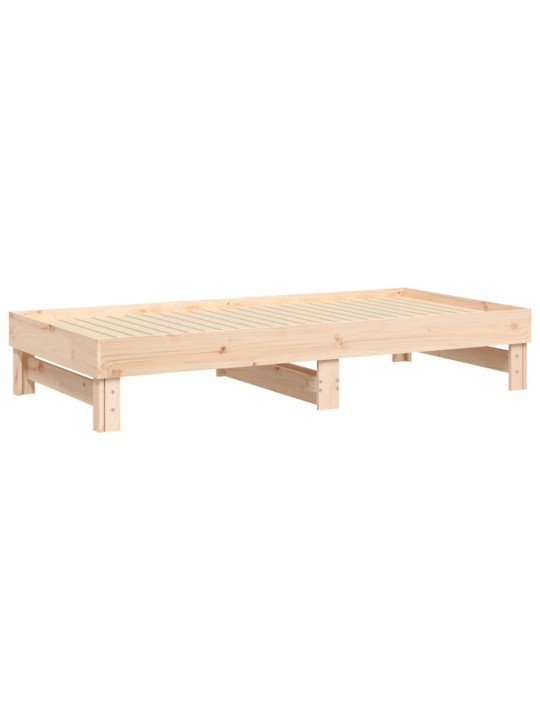 VÄLJATÕMMATAV PÄEVAVOODI, 2X(75X190) CM, MÄNNIPUIT