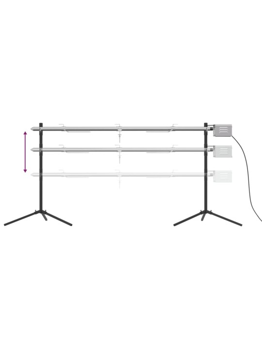 AUTOMAATNE GRILL, MOOTORIGA, ROOSTEVABA TERAS, 150X46,5X82,5 CM