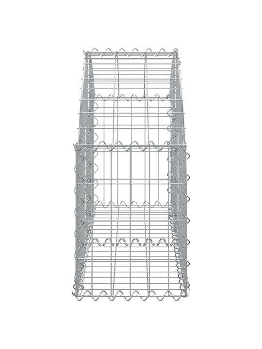 Kaarekujuline gabioonkorv, 100x30x40/60 cm, tsingitud raud