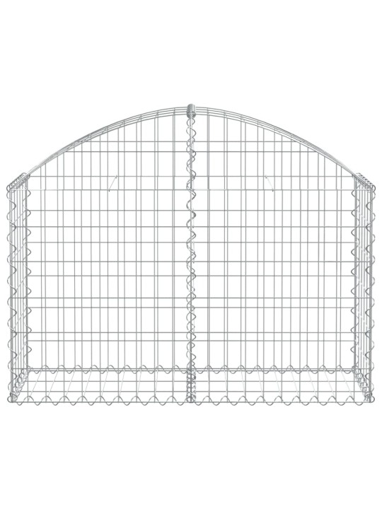 Kaarekujuline gabioonkorv, 100x30x60/80 cm, tsingitud raud