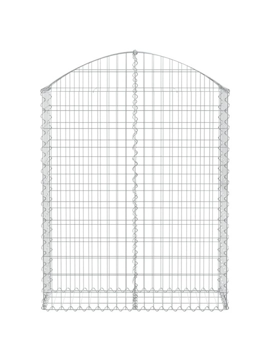 Kaarekujuline gabioonkorv, 100x30x120/140 cm, tsingitud raud