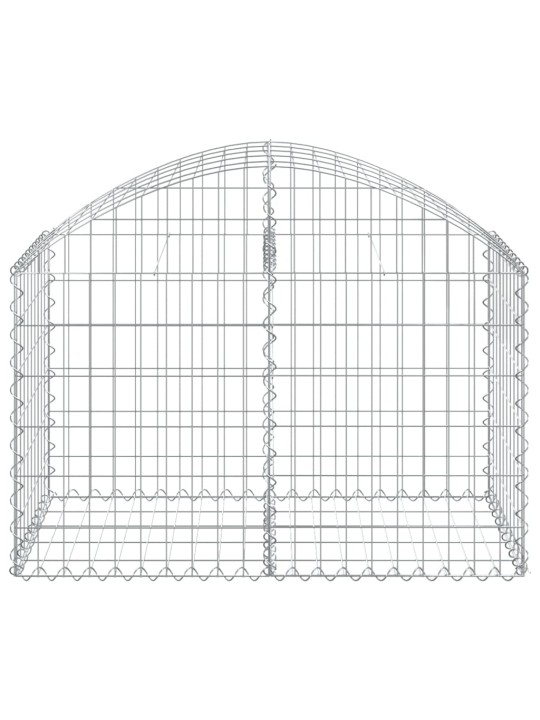 Kaarekujuline gabioonkorv, 100x50x60/80 cm, tsingitud raud