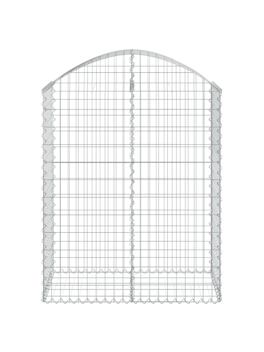 Kaarekujuline gabioonkorv, 100x50x120/140 cm, tsingitud raud