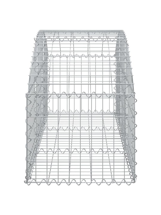 Kaarekujuline gabioonkorv, 150x50x40/60 cm, tsingitud raud