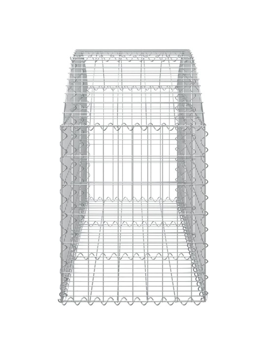 Kaarekujuline gabioonkorv, 150x50x60/80 cm, tsingitud raud