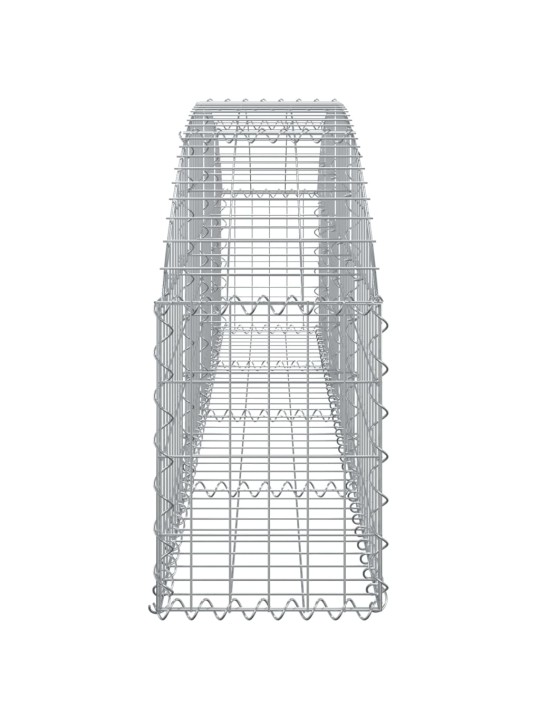 Kaarekujuline gabioonkorv, 200x30x40/60 cm, tsingitud raud