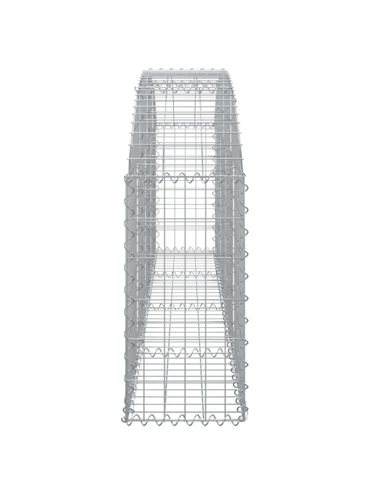 Kaarekujuline gabioonkorv, 200x30x60/80 cm, tsingitud raud