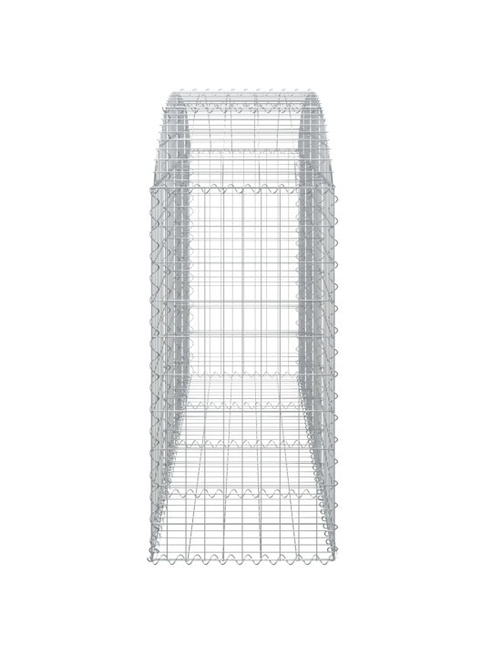 Kaarekujuline gabioonkorv, 200x50x100/120 cm, tsingitud raud