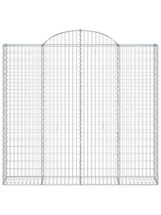 Kaarekujuline gabioonkorv, 200x50x180/200 cm, tsingitud raud