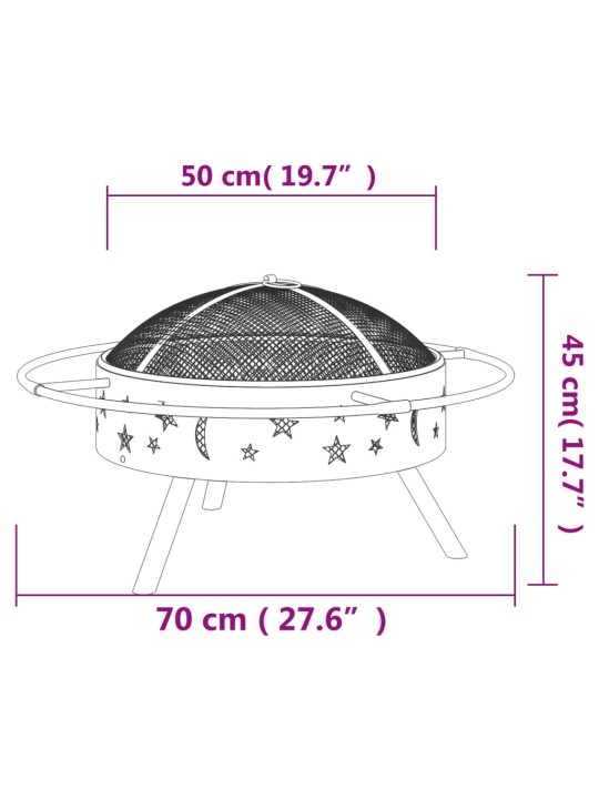 TULEASE AHJUROOBIGA, 70 CM, XXL, TERAS
