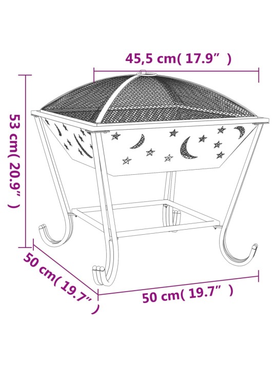TULEASE AHJUROOBIGA, 50 CM, XXL, TERAS