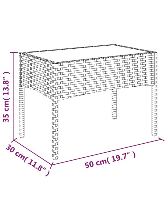 4-osaline aiamööblikomplekt patjadega, hall, polürotang