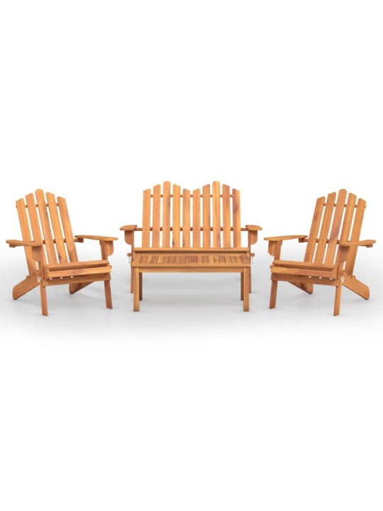 4-osaline adirondack aiamööbli komplekt, akaatsiapuit
