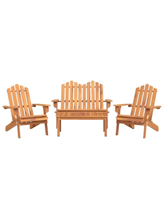 4-osaline adirondack aiamööbli komplekt, akaatsiapuit
