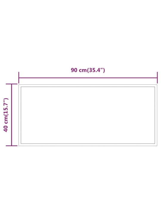 Led vannitoapeegel, 40x90 cm