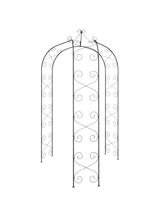 Aiakaar, must, ø180 x 255 cm, teras