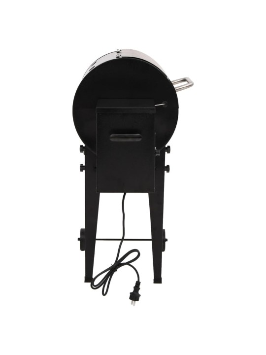 Pelletgrill, must, 94 cm, raud