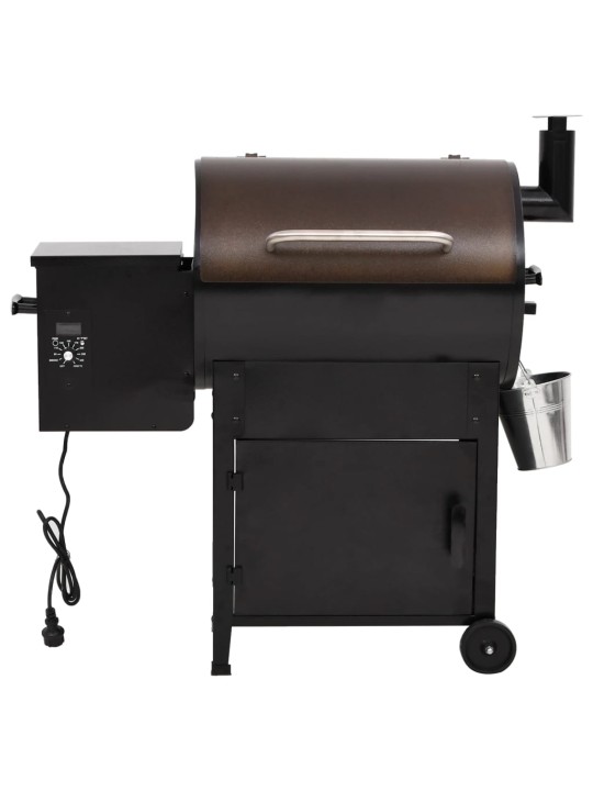 Korstnaga pelletgrill, must, 104 cm, raud