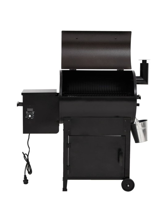 Korstnaga pelletgrill, must, 104 cm, raud