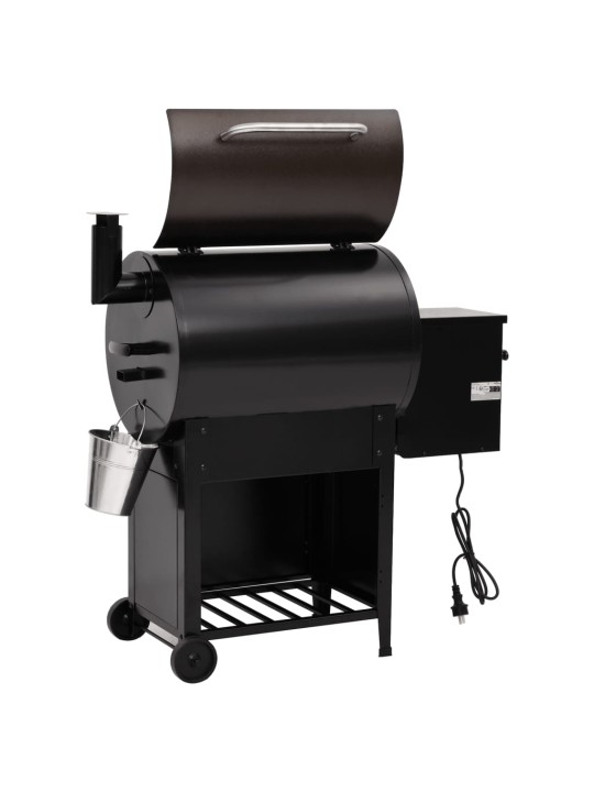 Korstnaga pelletgrill, must, 104 cm, raud