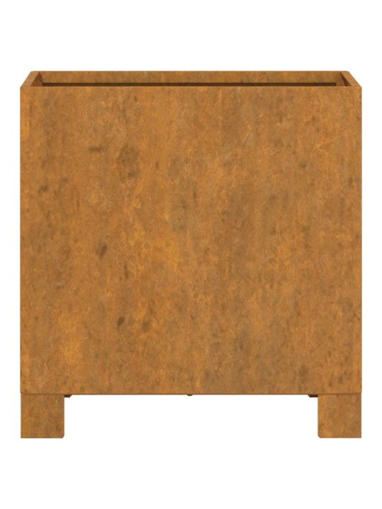 Jalgadega taimekast, rooste, 32x30x33 cm, corten teras