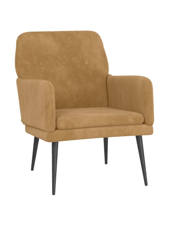 TUGITOOL, PRUUN, 62 X 79 X 79 CM, SAMET