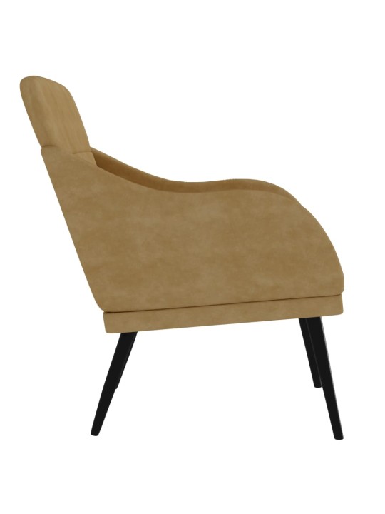 TUGITOOL, PRUUN, 63 X 76 X 80 CM, SAMET