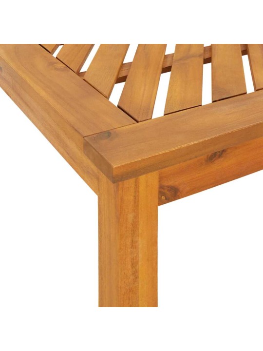 Aia söögilaudade komplekt 3 tk pruun 90 x 90 x 74 cm