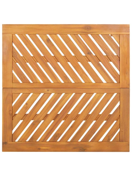 Aia söögilaudade komplekt 3 tk pruun 90 x 90 x 74 cm
