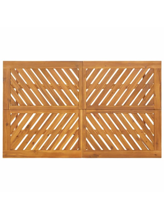 Aia söögilaudade komplekt 5 tk pruun 150 x 90 x 74 cm