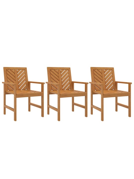Aia söögitoolid, 3 tk, akaatsiapuit