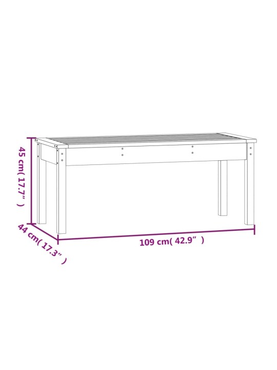 Aiapink, hall, 109 x 44 x 45 cm, männipuit