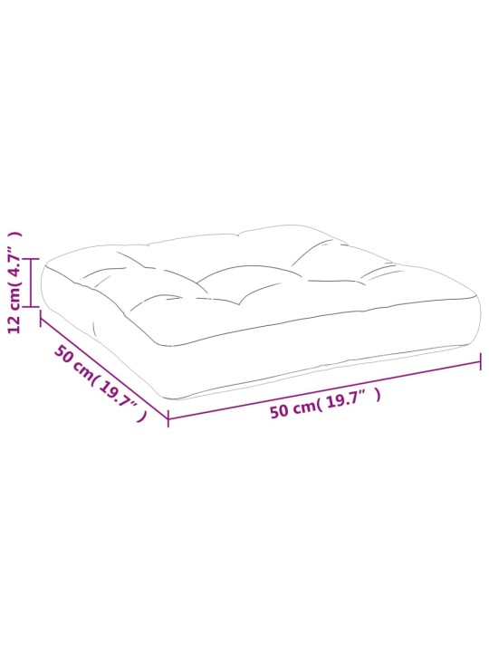 Euroaluse istmepadi, sinise/valge triibuline, 50 x 50 x 12 cm