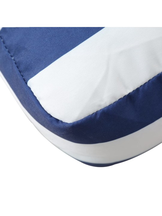 Euroaluse istmepadi, sinise/valge triibuline, 80 x 40 x 12 cm