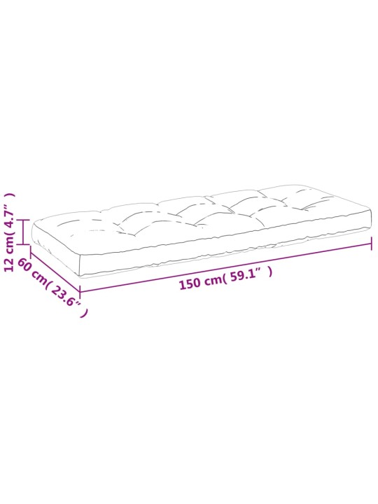 Euroaluse istmepadjad 2 tk, antratsiithall, kangas