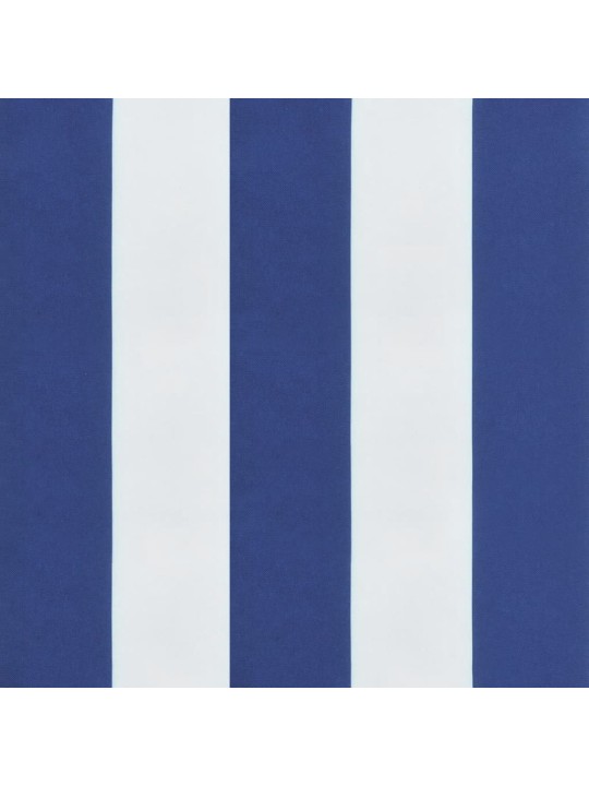 Toolipadjad 6 tk, sinise/valge triibuline, 40x40x7 cm, kangas