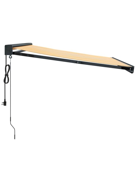 VARIKATUS, KOLLANE/VALGE, 3,5X2,5 M KANGAS/ALUMIINIUM