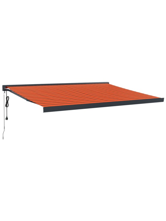 SISSETÕMMATAV VARIKATUS, ORANŽ-PRUUN 4,5X3 M, KANGAS/ALUMIINIUM