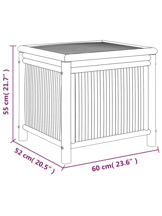 Aia hoiukast, 60 x 52 x 55 cm, bambus