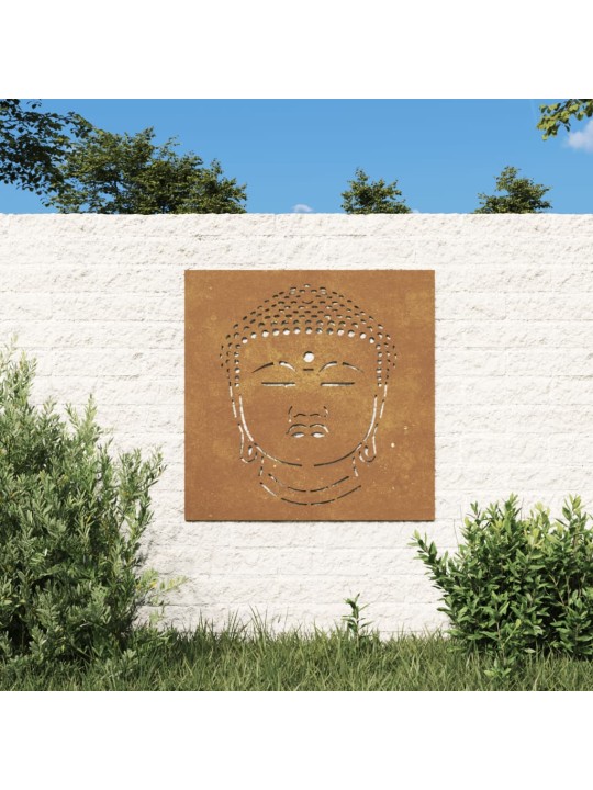 Aia seinakaunistus, 105x55 cm, corteni teras, buddha disain