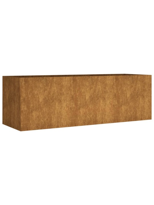 Taimekast, 120 x 40 x 40 cm, corten-teras