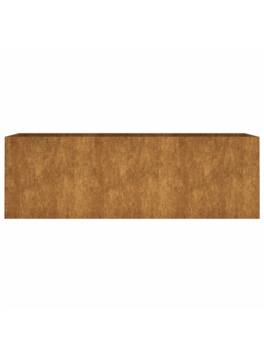 Taimekast, 120 x 40 x 40 cm, corten-teras