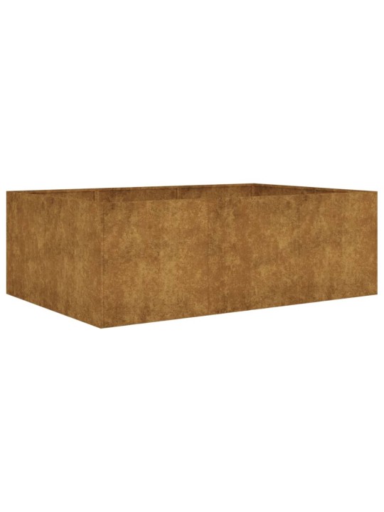 Taimekast, 120 x 80 x 40 cm, corten-teras